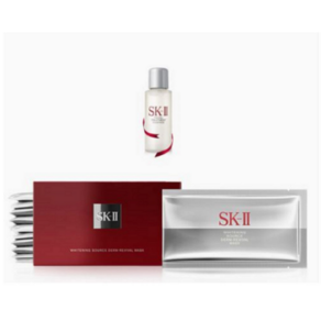 [백화점정품] sk2 화이트닝팩10매 +클리어10ml x 1 / sk2마스크팩세트선물포장 / sk2 쇼핑백증정, 1개