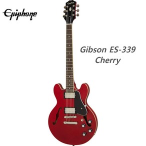 Epiphone 에피폰 ES339 체리 일렉기타 Semi-Aco ES-339, 1개