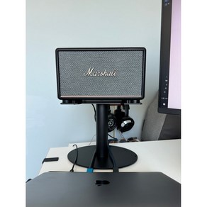마샬 액톤 1 2 3 스피커 탁상용 블랙 크림 스탠드 거치대 받침대, 비포함