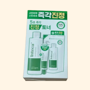 [국내배송] 메이크프렘 인테카 수딩 토너 200ml 기획 (+리필 100ml+크림 31ml)