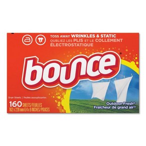 바운스 박스 야외 신선 건조기 시트 160팩 Bounce