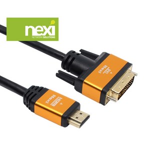 (NEXI) HDMI2.0 to DVI-D변환케이블 1M ~ 20M UHD 4K해상도 HDCP, 1개