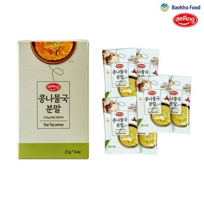 델링 간편요리 콩나물국 분말 25gx6ea양념소스찌개양념소스, 25g, 6개