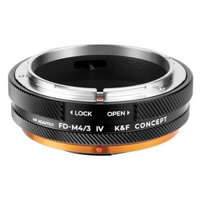 K&F CONCEPT FD-M4/3 IV PRO 렌즈변환 어댑터 무반사코팅 적용, 1개