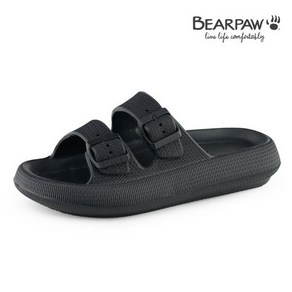 베어파우(BEARPAW) ERIKA 에리카 경량 쿠션 슬리퍼 K1927001QB 블랙