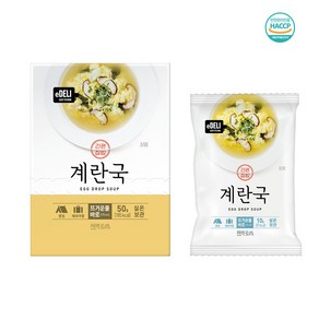 이델리 즉석국 계란국 10gx5개입, 50g, 5개