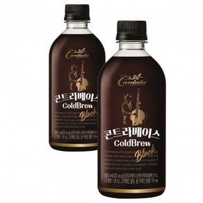 롯데 칸타타 콘트라베이스 블랙 500ml x 6PET, 6개