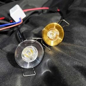 LED 1.5W 1인치 미니 가구매입 초소형 작은 진열장 매입등(C타입), 실버