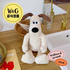 [공식정품] 월레스와 그로밋 중형 인형 - 45cm, 1개