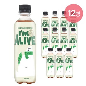 low 칼로리 카페인 스코비 아임얼라이브 탄산수 콤부차 PET, 360ml, 12개입, 1개