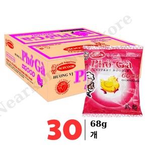 베트남 Pho Ga Good Acecook 라면 68g x 30개