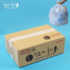 청소가좋다 재활용 비닐봉투 쓰레기봉투 배접봉투 대형 1박스 500매, 500개, 80L, 배접봉투 검정 1박스(500장) 76×94