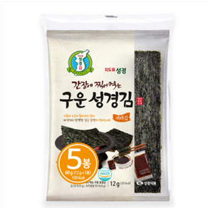 지도표성경 간장에 찍어 먹는 구운김, 60g, 1개