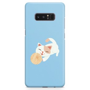 갤럭시노트8 케이스 실뭉치냥이 하드 SM-N950N