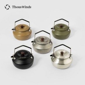 [Thous Winds] 캠핑 주전자 0.6L 돈데크만 미니 스테인리스, 샌드, 1개