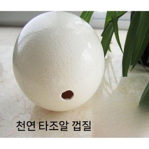 공예용 타조알 껍질 4개 타조알조각 달걀공예 부활절장식 실내장식