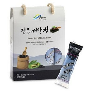 하늘뜰 [하늘뜰]밀양한천 검은깨양갱 20개입(지함), 1개, 400g