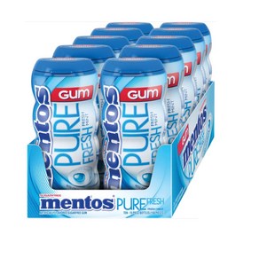 Mentos 멘토스 껌 퓨어 프레시 민트 맛 150개입, 1개