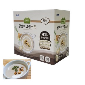 상하키친 양송이크림스프 150g 9개 5개( 주문옵션) 전자렌지 40초요리+사탕1개서비스