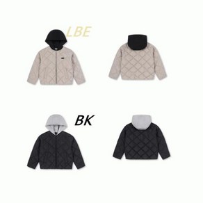 [안양-폴햄키즈(엔터)] 폴햄키즈 폴햄키즈 공용 후드 탈부착 퀼팅 점퍼 PKF1JP3510 17