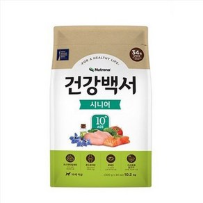 건강백서 강아지 시니어 사료 4p, 닭, 10.2kg, 1개