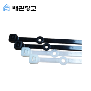 타이원 케이블타이 B타입 마운트형 270mm 전선정리 배관고정 TM270, 백색 X 100EA