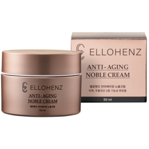 ELLOHENZ ANTI-AGING NOBLE CREAM 엘로헨즈 안티에이징 초고보습 영양 탄력 항노화 프리미엄 노블크림 50ml