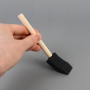 미니 스펀지붓 페인트붓 스폰지프러쉬 2.5cm, 1개