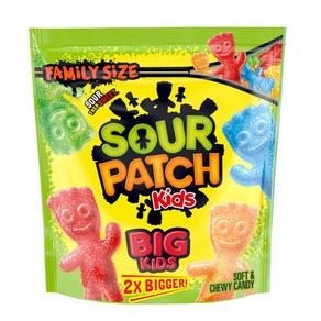 [미국직배송]사워패치 키즈 소프트 앤 츄이 캔디 대용량 SOUR PATCH KIDS Candy 오리지널 (816g), 816g, 1개