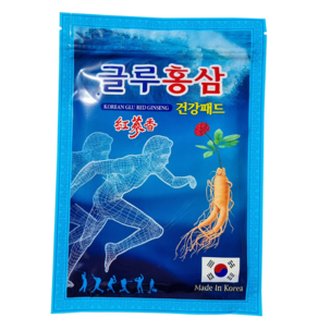 글루홍삼 붙이는 건강패드 찜질팩, 5개, 20매입