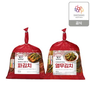(m)[종가] 파900g+열무900g, 2개