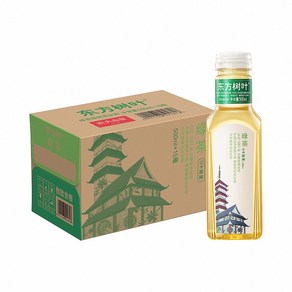 [당일 출고]농부산천 녹차 음료 중국차 무설탕 동방수예 차음료 500ML, 15개