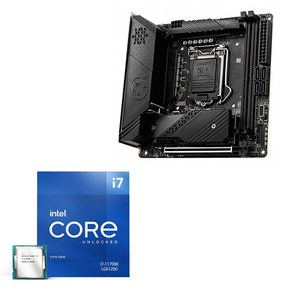 MSI MEG Z590I UNIFY 메인보드+i7-11700K CPU 번들 무선랜카드 포함