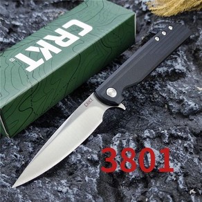 발로란트 카람빗 CRKT 7471 알란 폴트 의식 접이식 포켓 나이프 8C13Mov 새틴 페르시아 블레이드 수지, 3801 - slive blade, 1개