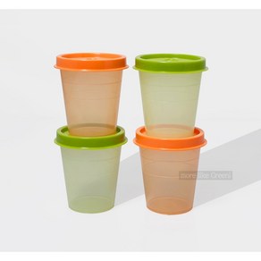 [여름맞이] 타파웨어 피노키오 원형 미니 용기 세트 60ml 4p 양념 6558644EA, 본상품선택, 1세트