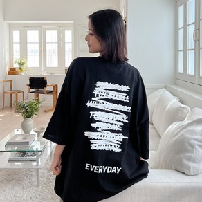 [6XL] 크고이쁨/스크래치 박스티 3colo
