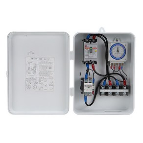 한승 아날로그 타임스위치 케이스내장형 HTS-24TC50 일반형 50A 대용량 24시간타이머, 1개