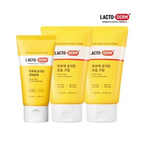 종근당 락토덤 생보습제 크림 200ml x 2 + 75ml, 3개