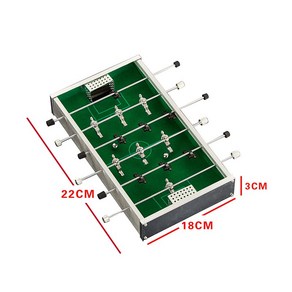 축구 보드 게임 테이블 사커 게임기 푸스켓볼 당구 탁상 더블 플레이 가족 명절 놀이 장난감, 알루미늄 합금 축구 테이블+공 2개, 1개