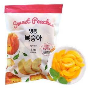 냉동 그리스 복숭아1kg, 1개