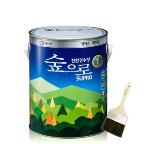 KCC 숲으로 에이스 외부용 친환경 수성 페인트 조색 + 붓세트, 900ml, 1개