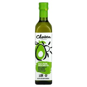 Chosen Foods 초슨 푸드 100 퓨어 순수 아보카도 오일 500ml, 1개