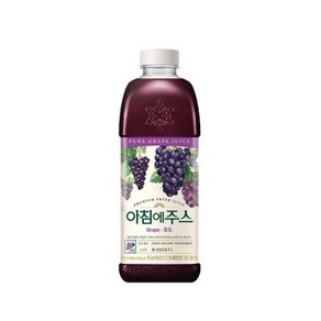 서울우유 아침에주스 포도주스, 950ml, 8개