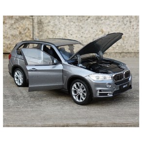 WELLY BMW X5 SUV 모형 자동차 다이캐스트 합금모형 1:24, BMW X5은색, 1개