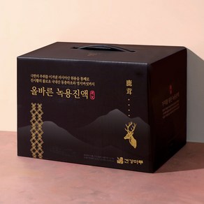 러시아산 올바른녹용 95mlx30팩 부모님 명절 건강선물, 95ml, 1개