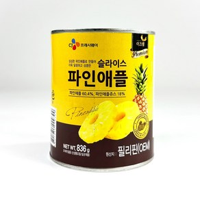 이츠웰 프리미엄 파인애플 슬라이스 통조림, 836g, 6개