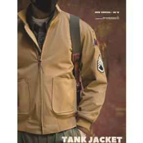 남성 패딩 점퍼 아메리카 복고풍 카키점퍼 극복 재킷 jacket FXTW2107099