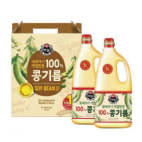 백설 백설콩기름5호, 2개, 1800ml