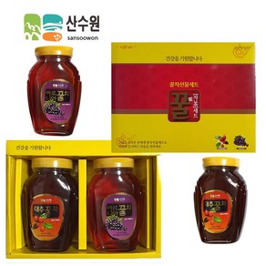 꿀차 2종세트 대추 꿀차+아로니아 꿀차, 600g, 1개