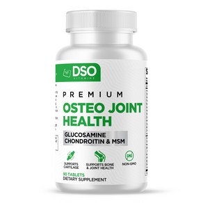 글루코사민 콘드로이친 MSM 영양제 디에스오 오스테오 조인트 DSO Pemium Osteo Joint Health, 1개, 90정